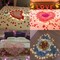 1500 PCS Separated Artificial Gradient Blue Rose Petals for Romantic Night for her set,Faux Gradient Blue Flower Petals for Flower Girl Weddings Valentine Day Party Romantic Decoration